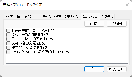 出力内容