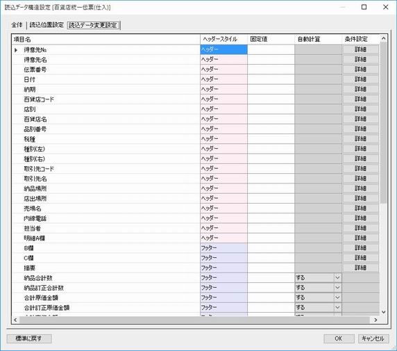 Ǎf[^ύXݒ