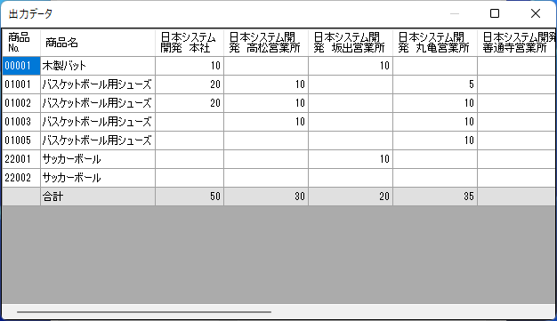 ピッキング表2
